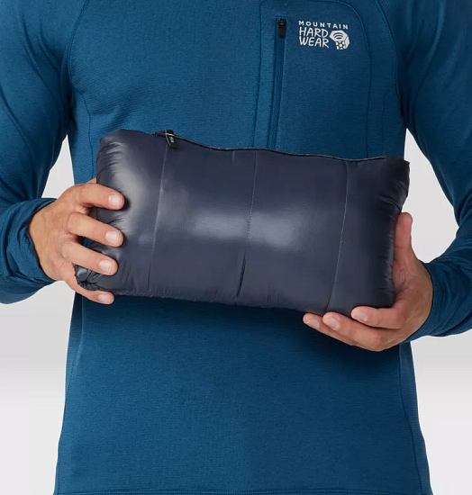 Куртка мужская Mountain Hardwear Phantom Alpine Down Hooded Blue Slate - Фото 11 большая