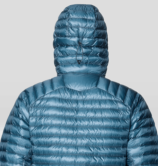 Куртка мужская Mountain Hardwear Ghost Whisperer Hoody Adriatic Blue - Фото 8 большая