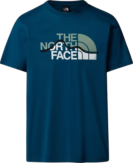 Футболка мужская The North Face Mountain Line Mineral Ink - Фото 1 большая