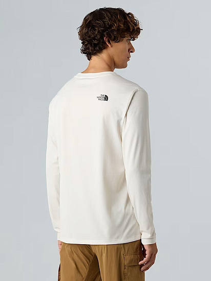 Лонгслив мужской The North Face Shadow White Dune - Фото 4 большая