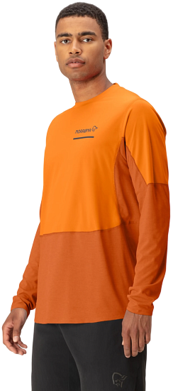 Лонгслив мужской Norrona Senja Equaliser Lightweight Exuberance - Фото 6 большая