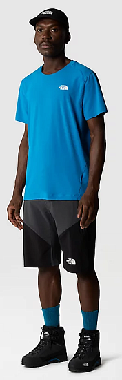 Футболка мужская The North Face Lightning Alpine S/S Skyline Blue - Фото 3 большая