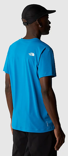 Футболка мужская The North Face Lightning Alpine S/S Skyline Blue - Фото 6 большая
