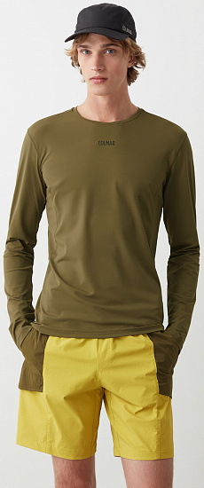Лонгслив мужской Colmar Athlet Deep Olive - Фото 5 большая