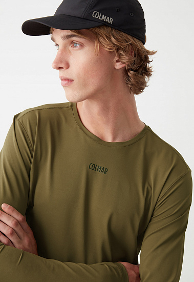 Лонгслив мужской Colmar Athlet Deep Olive - Фото 6 большая