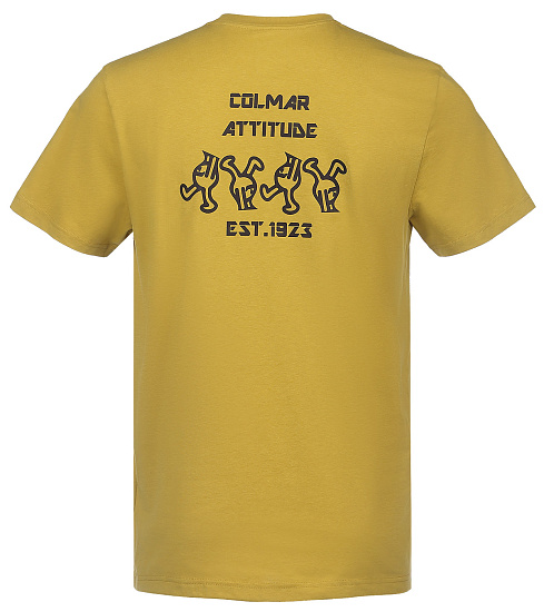 Футболка мужская Colmar Sustainable Iconic Graphic Curry - Фото 2 большая