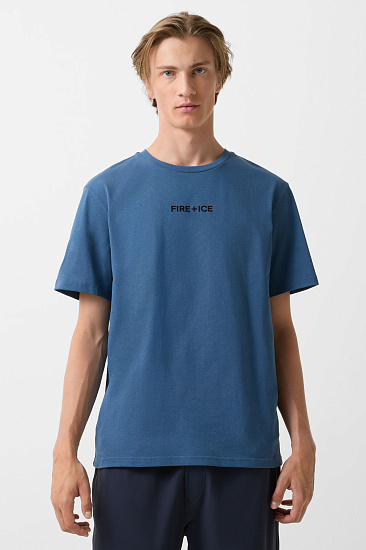 Футболка мужская Bogner Fire+Ice Mick3 Blue - Фото 3 большая