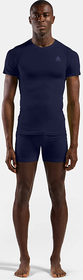 Футболка мужская Odlo Performance X-Light Bl Top Crew Neck SS Eclipse - Фото 2 большая