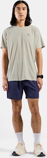 Футболка мужская Odlo Zeroweight Chill-Tec Crew Neck SS Agate Gray - Фото 2 большая