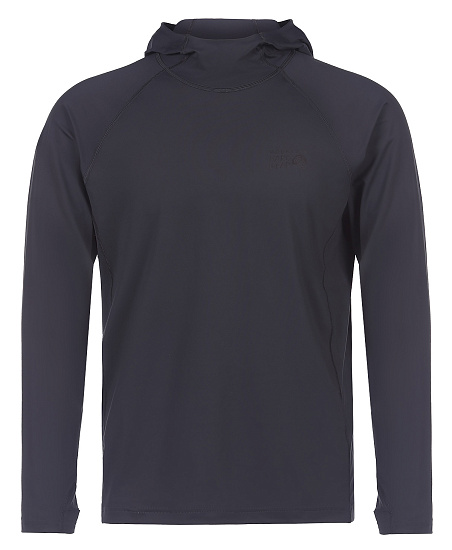 Лонгслив мужской Mountain Hardwear Crater Lake Hoody Dark Storm - Фото 1 большая