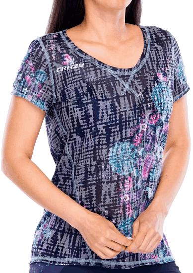 Футболка женская Crazy Idea Aloha Mandala - Фото 3 большая