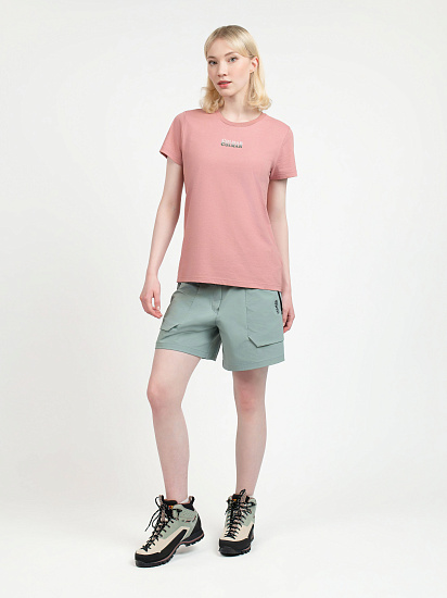 Футболка женская Colmar Sustainable Iconic Rosewood - Фото 4 большая