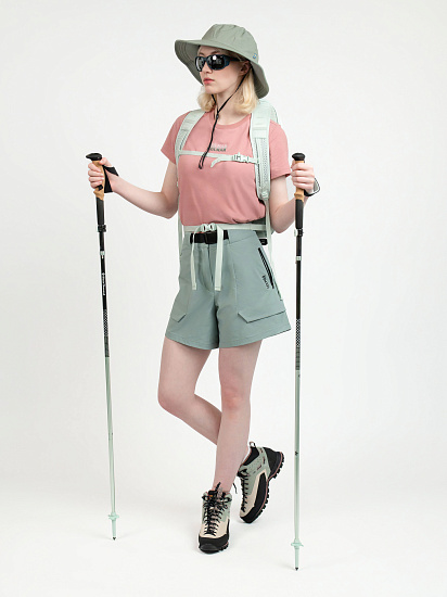 Футболка женская Colmar Sustainable Iconic Rosewood - Фото 6 большая