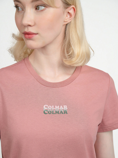 Футболка женская Colmar Sustainable Iconic Rosewood - Фото 9 большая