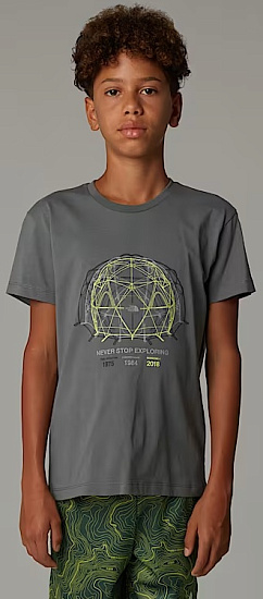 Футболка детская The North Face Graphic Relaxed Smoked Pearl - Фото 2 большая