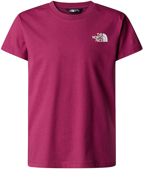 Футболка детская The North Face Box Nse Tek Relaxed Cyber Berry - Фото 1 большая