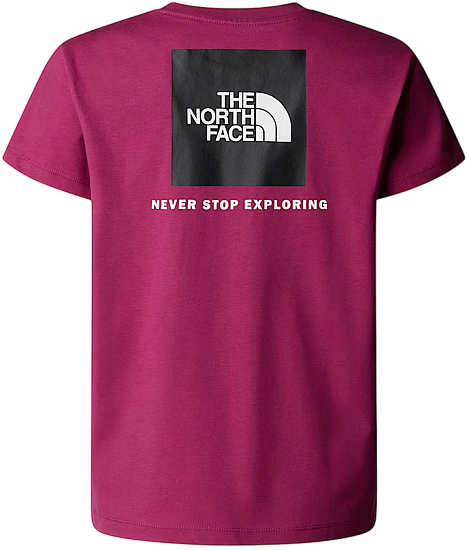 Футболка детская The North Face Box Nse Tek Relaxed Cyber Berry - Фото 7 большая