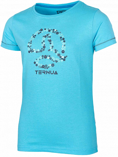 Футболка детская Ternua Flowers River Blue - Фото 1 большая