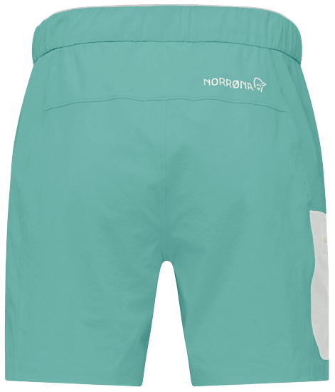 Шорты женские Norrona Falketind Flex1 Light Malachite Green - Фото 3 большая