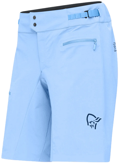Шорты женские Norrona Fjora Flex1 Light Frozen Fjord - Фото 2 большая