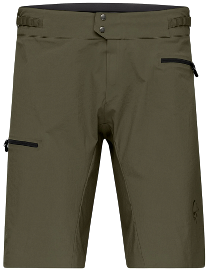 Шорты мужские Norrona Fjora Flex1 Light Olive Night - Фото 1 большая
