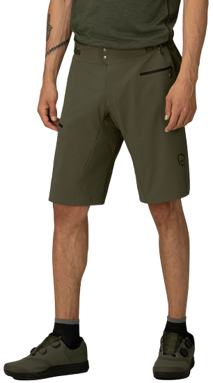 Шорты мужские Norrona Fjora Flex1 Light Olive Night - Фото 4 большая