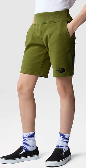 Шорты детские The North Face Cotton Forest Olive - Фото 6 большая