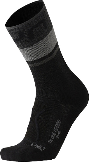 Носки женские UYN Trekking One Merino Anthracite/Black - Фото 1 большая