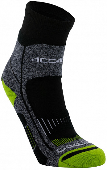 Носки детские Accapi Trekking Ultralight Black/Lime - Фото 1 большая
