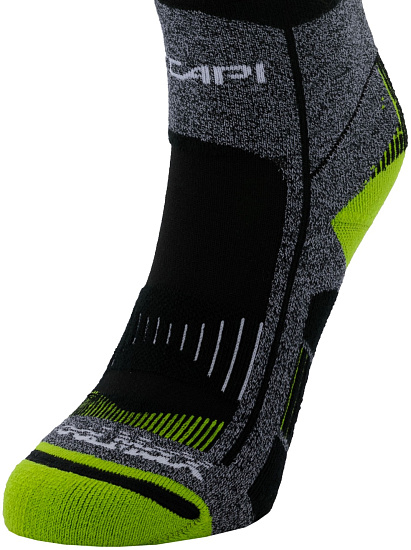 Носки детские Accapi Trekking Ultralight Black/Lime - Фото 3 большая