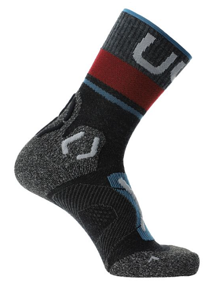 Носки женские UYN Trekking One Merino Anthracite/Blue - Фото 3 большая