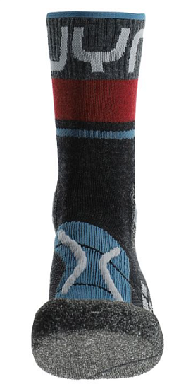 Носки женские UYN Trekking One Merino Anthracite/Blue - Фото 4 большая