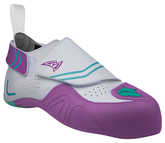 Скальные туфли детские Mad Rock Mad Monkey White/Grape/Teal Blue - Фото 2 большая