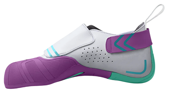Скальные туфли детские Mad Rock Mad Monkey White/Grape/Teal Blue - Фото 3 большая