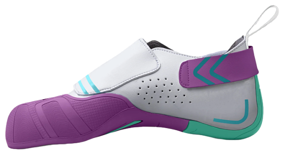 Скальные туфли детские Mad Rock Mad Monkey White/Grape/Teal Blue - Фото 5 большая