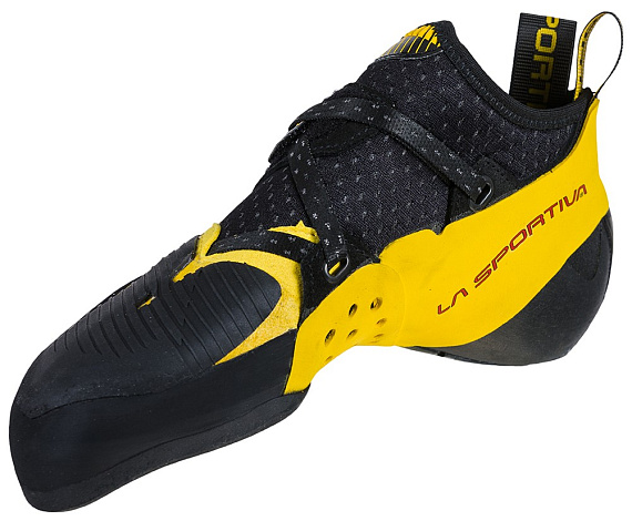 Скальные туфли La Sportiva Solution Comp Black/Yellow - Фото 3 большая