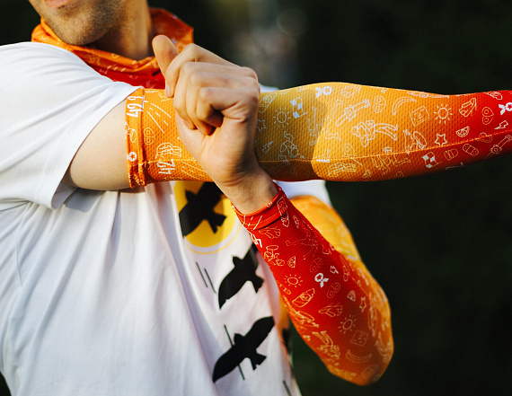 Рукава Wonder Trail Marathon Gradient - Фото 2 большая