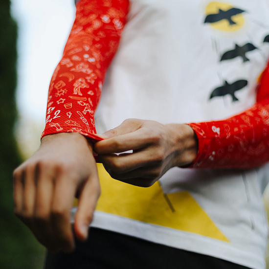 Рукава Wonder Trail Marathon Red - Фото 3 большая