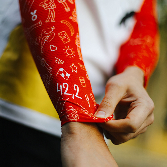 Рукава Wonder Trail Marathon Red - Фото 4 большая