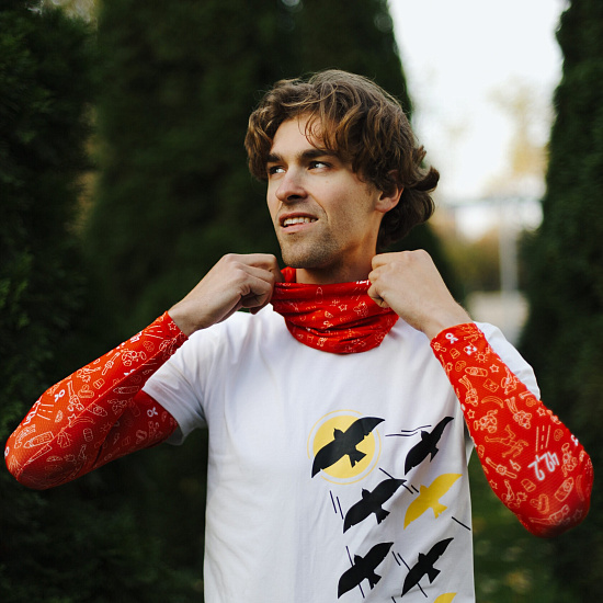 Рукава Wonder Trail Marathon Red - Фото 5 большая