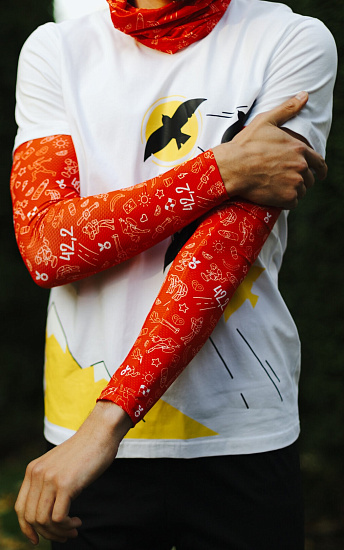 Рукава Wonder Trail Marathon Red - Фото 8 большая