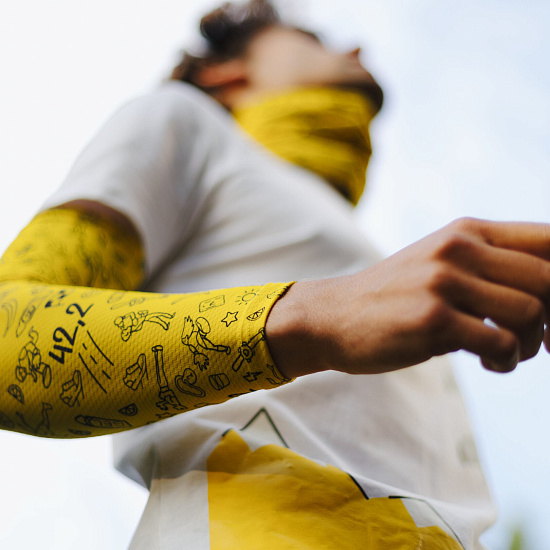 Рукава Wonder Trail Marathon Yellow - Фото 5 большая