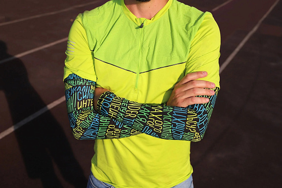 Рукава Wonder Trail WYBG Black/Yellow/Blue/Green - Фото 2 большая