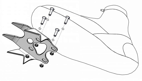 Кошкоботы Ice Rock Rocket Black - Фото 7 большая