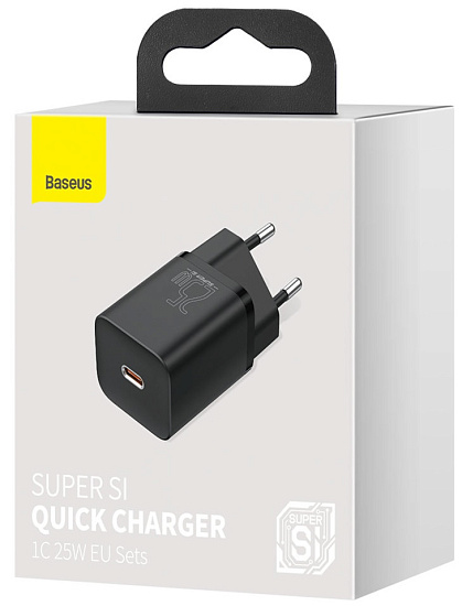 Зарядное устройство Baseus CCSP020101 Super Si Quick Charger Black - Фото 8 большая