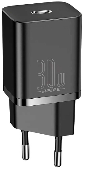 Зарядное устройство Baseus CCSUP-J01 Super Si Quick Charger Black - Фото 3 большая