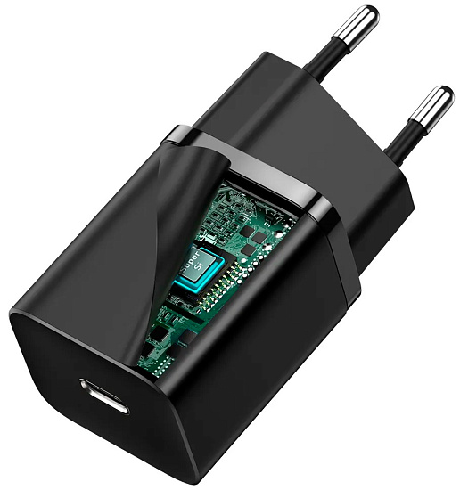 Зарядное устройство Baseus CCSUP-J01 Super Si Quick Charger Black - Фото 4 большая
