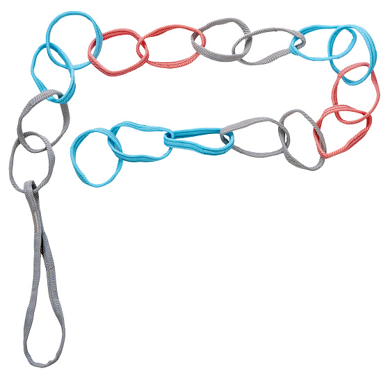 Петля страховочная Kailas Mac Anchor 200 Red/Blue/Gray - Фото 1 большая
