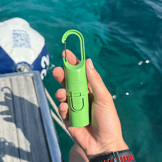 Кейс с солнцезащитным стиком Extreme Nomad Face Bunker (Spf50+) Green - Фото 4 большая