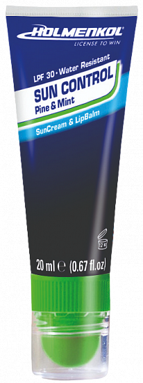 Бальзам для губ и солнцезащитный крем 2 в 1 Holmenkol Sun Control Pine&Mint - Фото 1 большая